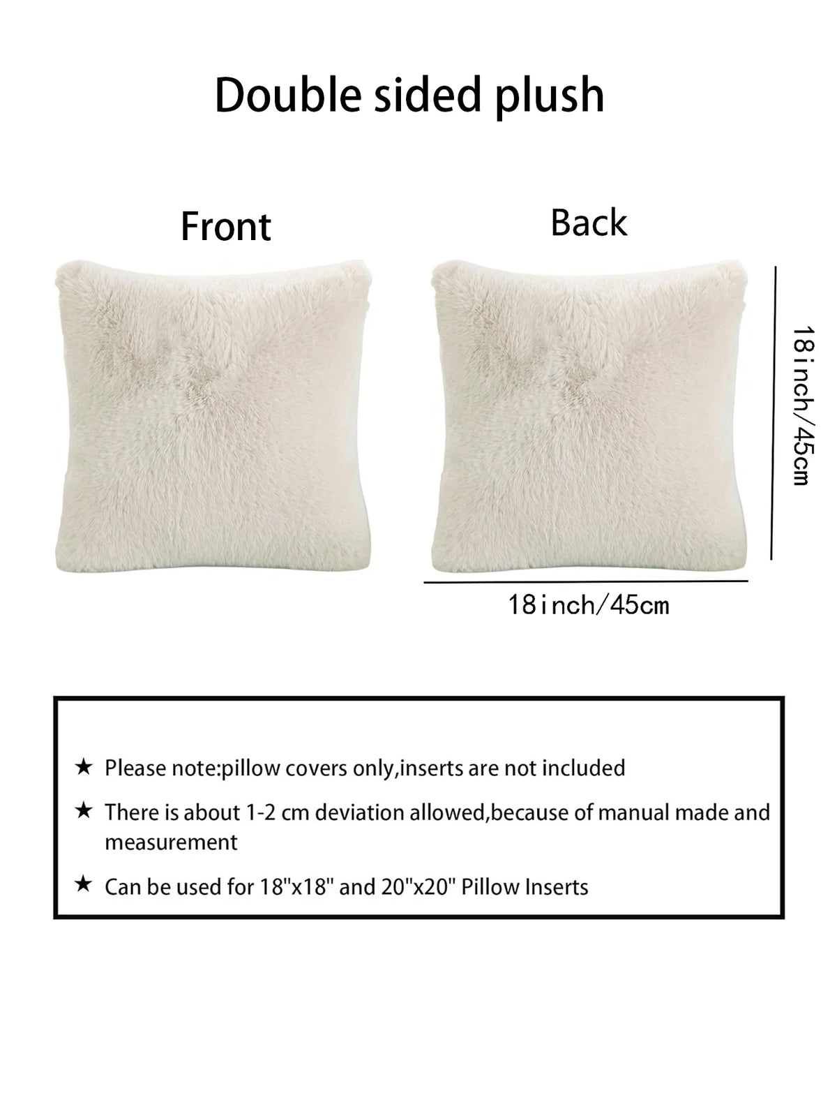 plush Throw Pillow Case
