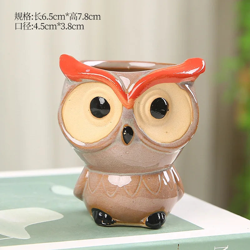 Nordic Style Ceramic Animal Flower Pot