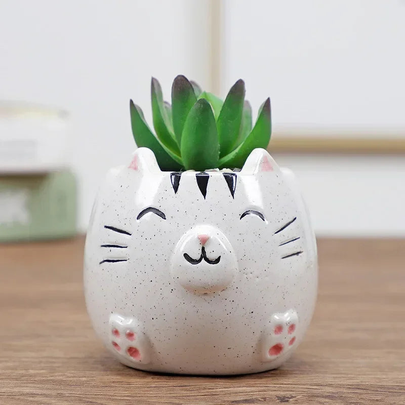 Nordic Style Ceramic Animal Flower Pot