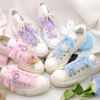 1 Pair Silk Lace Shoelaces