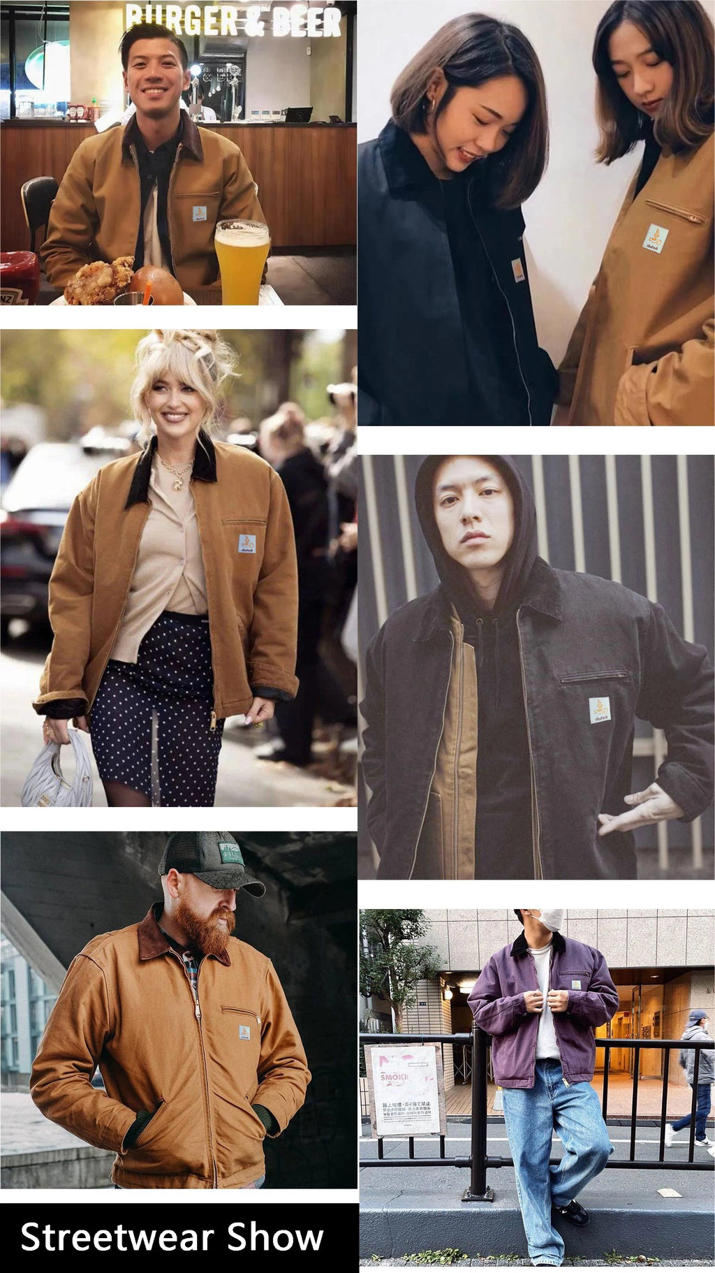 Washed Mesh Lining Work Wear Canvas Jacket