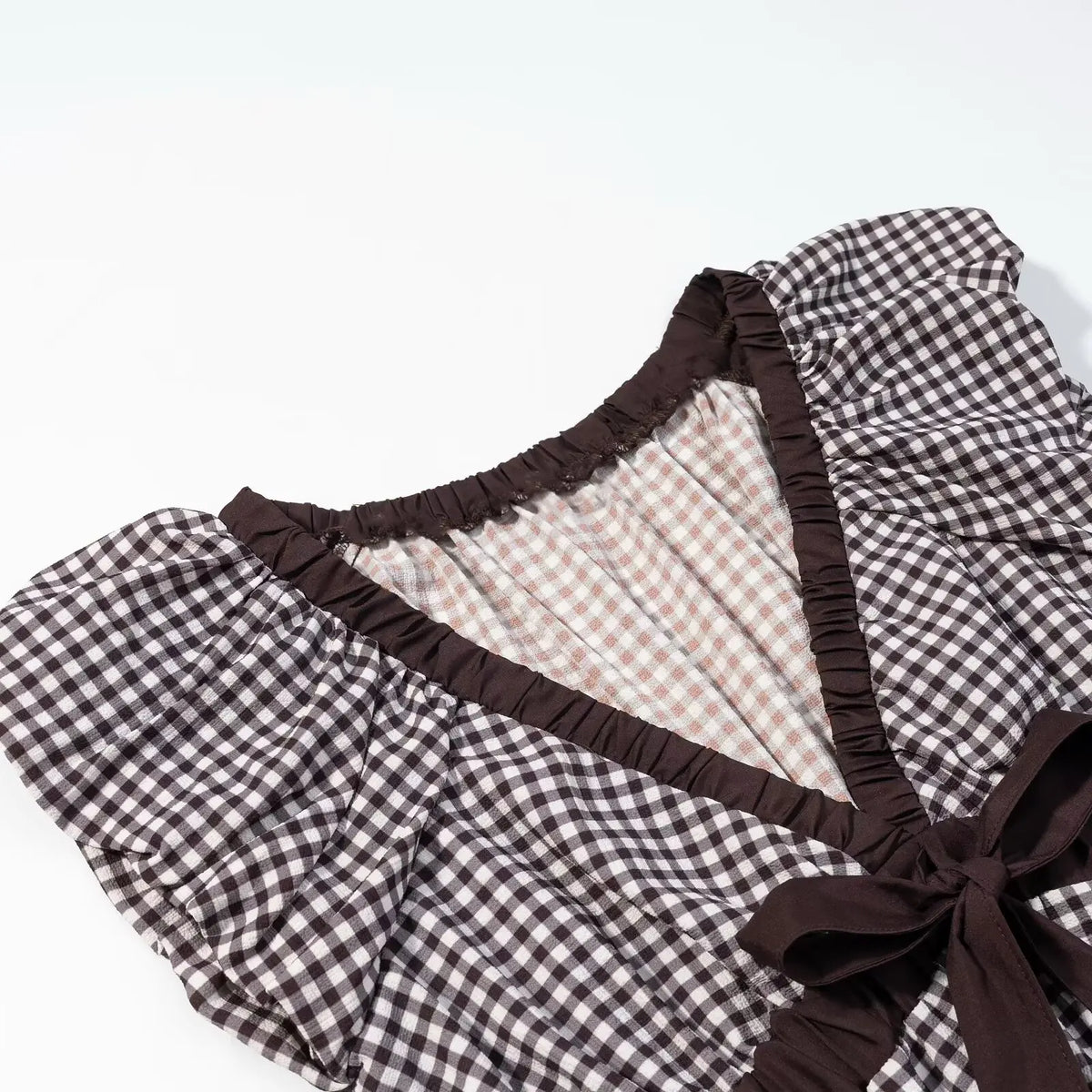 Plaid Balloon Top