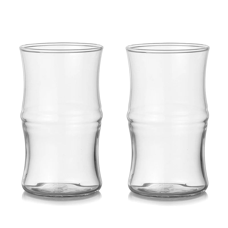 Bamboo Knot Glass Transparent Mug