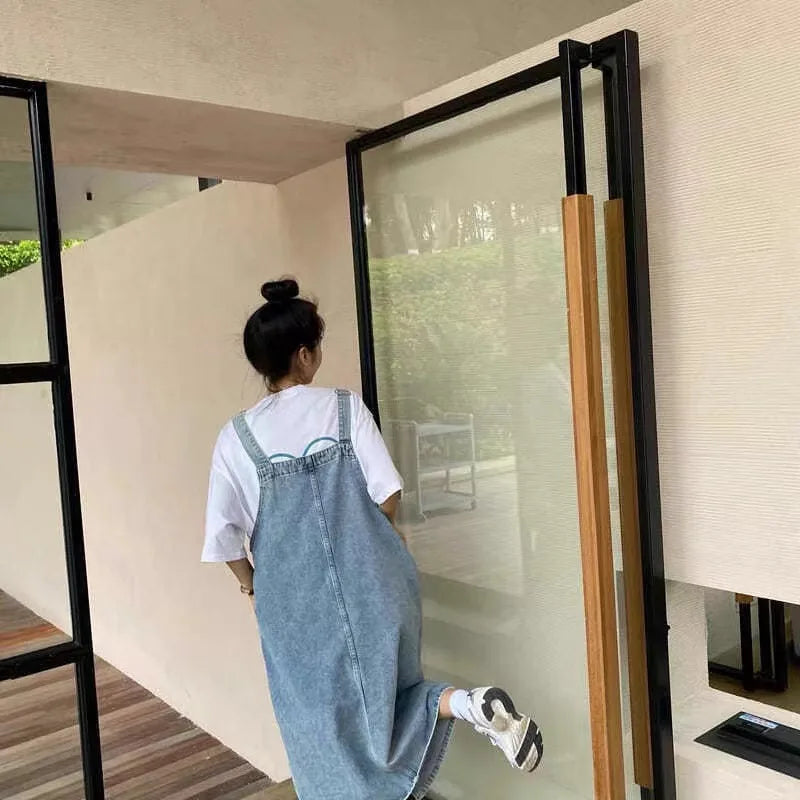 Denim Overall Dress
