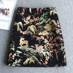 Embroidery A-Line Skirt