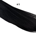 Korean Cotton Hair Extension 100% Human Hair Cotton thread twins tip hair Double Drawn Feathers Hair Extension Natural Color