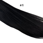 Korean Cotton Hair Extension 100% Human Hair Cotton thread twins tip hair Double Drawn Feathers Hair Extension Natural Color