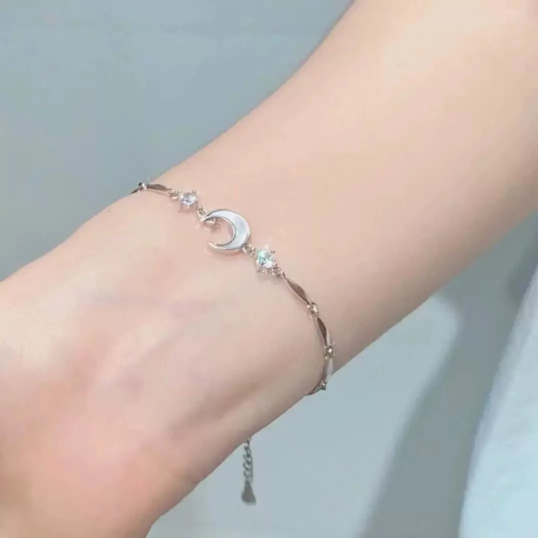 Sparkling Cherry Blossoms Butterfly Bracelet
