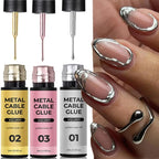 5/7/8ml Super-Bright Metallic Painting Liner Gel Polish