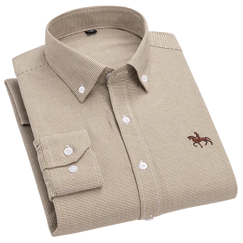 Oxford Embroidered Horse Shirt