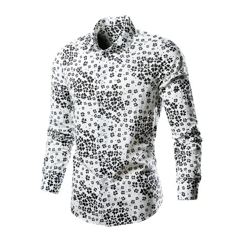 Flower Pattern 3D Print Shirt