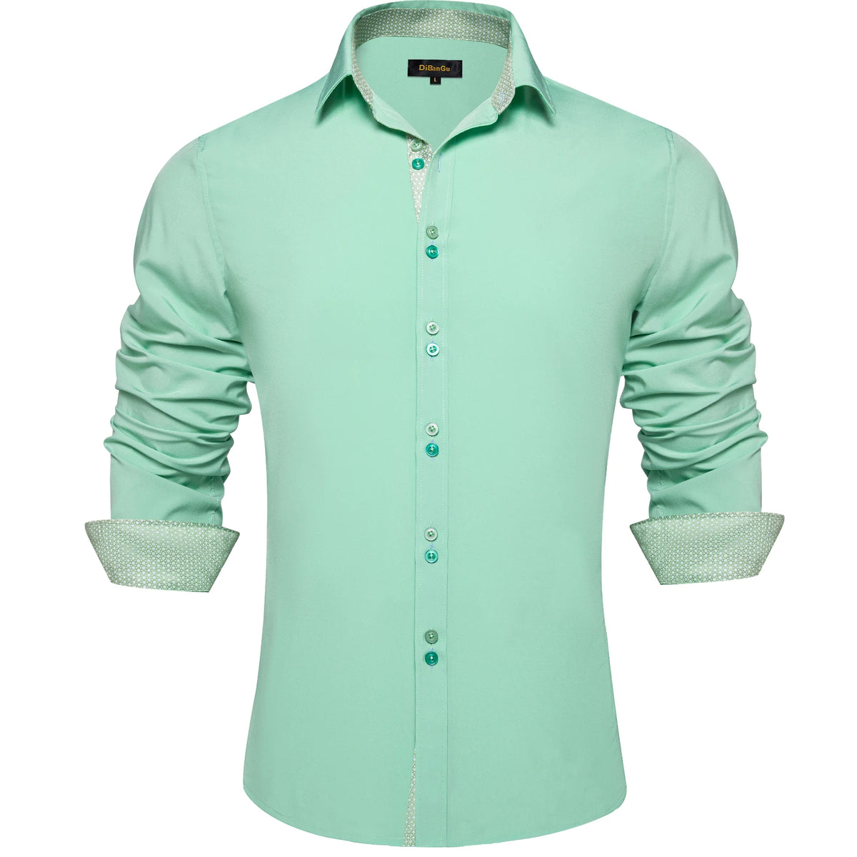 Long Sleeve Turn Down Collar Shirt