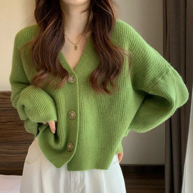 V Neck Cardigan