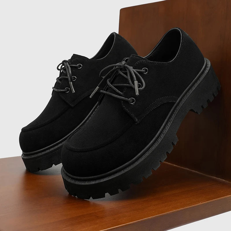 Thick-Soled Derby Work Boots