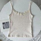 Lace Trim Tank Top