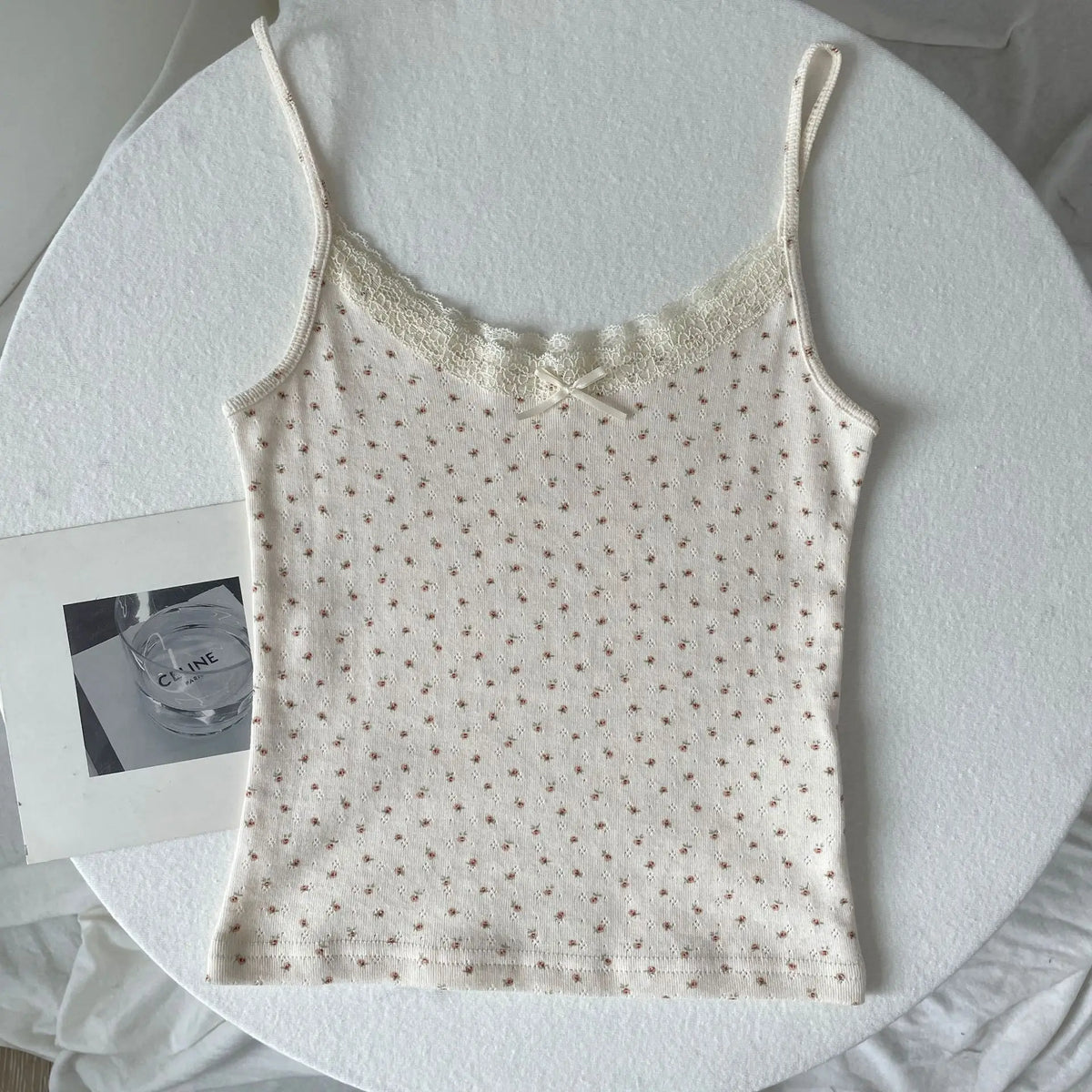 Lace Trim Tank Top