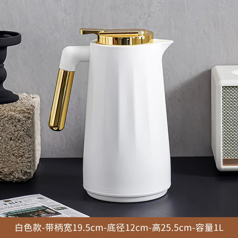 Wood grain thermal insulation pot