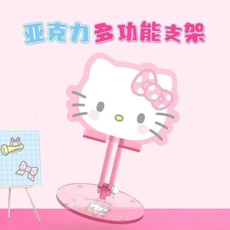 Pink Kawaii Cat Phone Stand