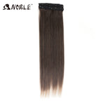 Synthetic Clip Hair Extensions 4Pcs/Set 24 Inch Long Straight Ombre 8 Clips In Hair Extensions For Women Hair Piece
