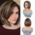 13*4 Lace Human Hair Wig Short Bob Straight Wigs