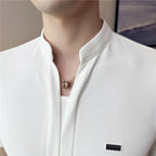 Summer Stand Collar Shirt
