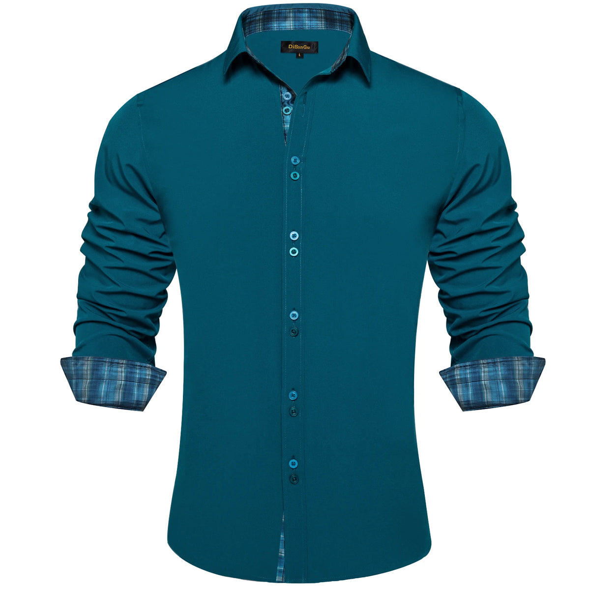 Long Sleeve Turn Down Collar Shirt