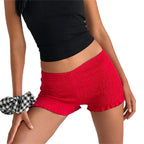 Microshorts con volantes con volantes