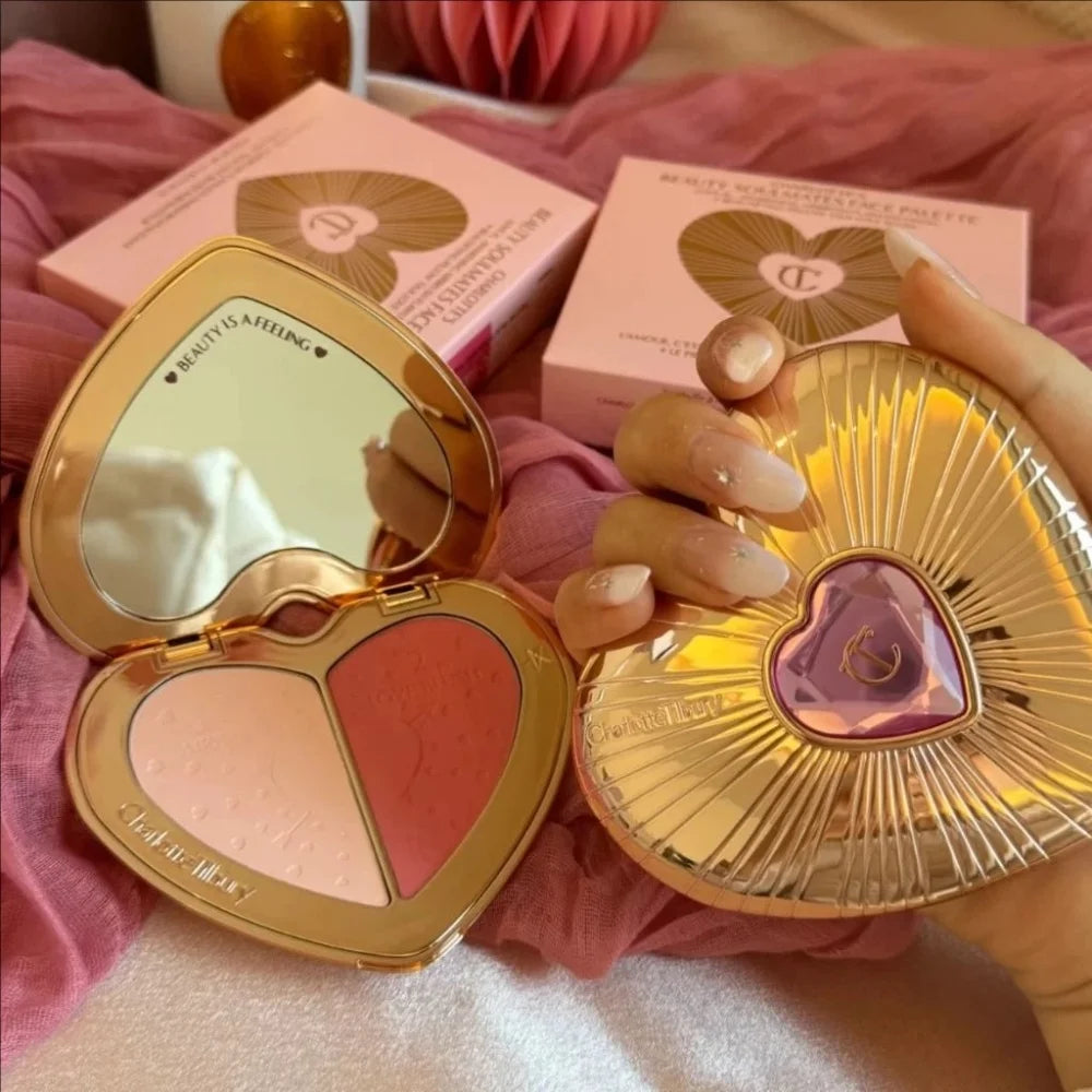 Dual-Color Blush Concealer Cushion Delicate And Smooth Brightening And Moisturizing Concealing Lasting Makeup