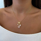 Sparkling Cherry Blossoms Butterfly Bracelet