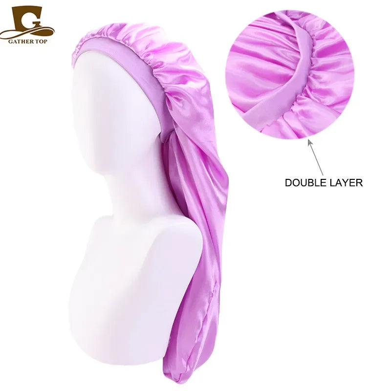 Long Satin Bonnet