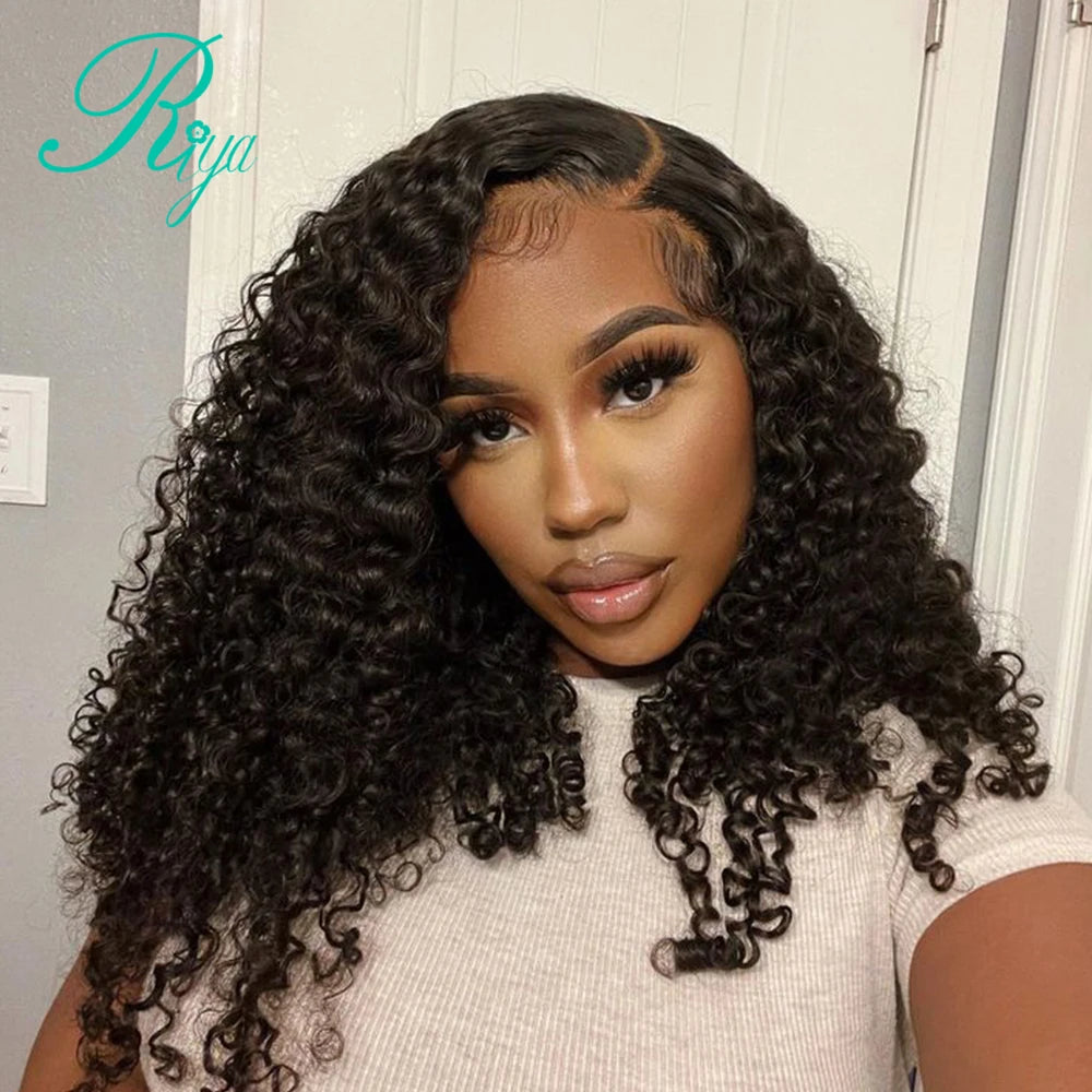 Brazilian 13x6  Lace Wig Human Hair Lace Frontal Wig 180% Density 4x4  Lace Closure Wig Human Hair Pre Plucked Remy Hair