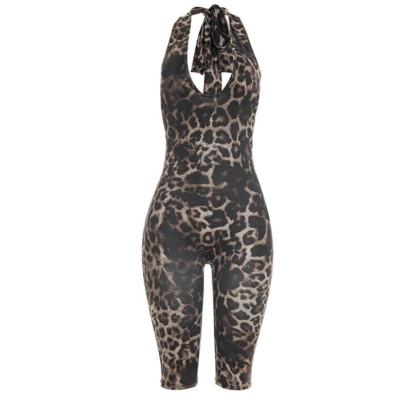 Leopard Print Playsuit