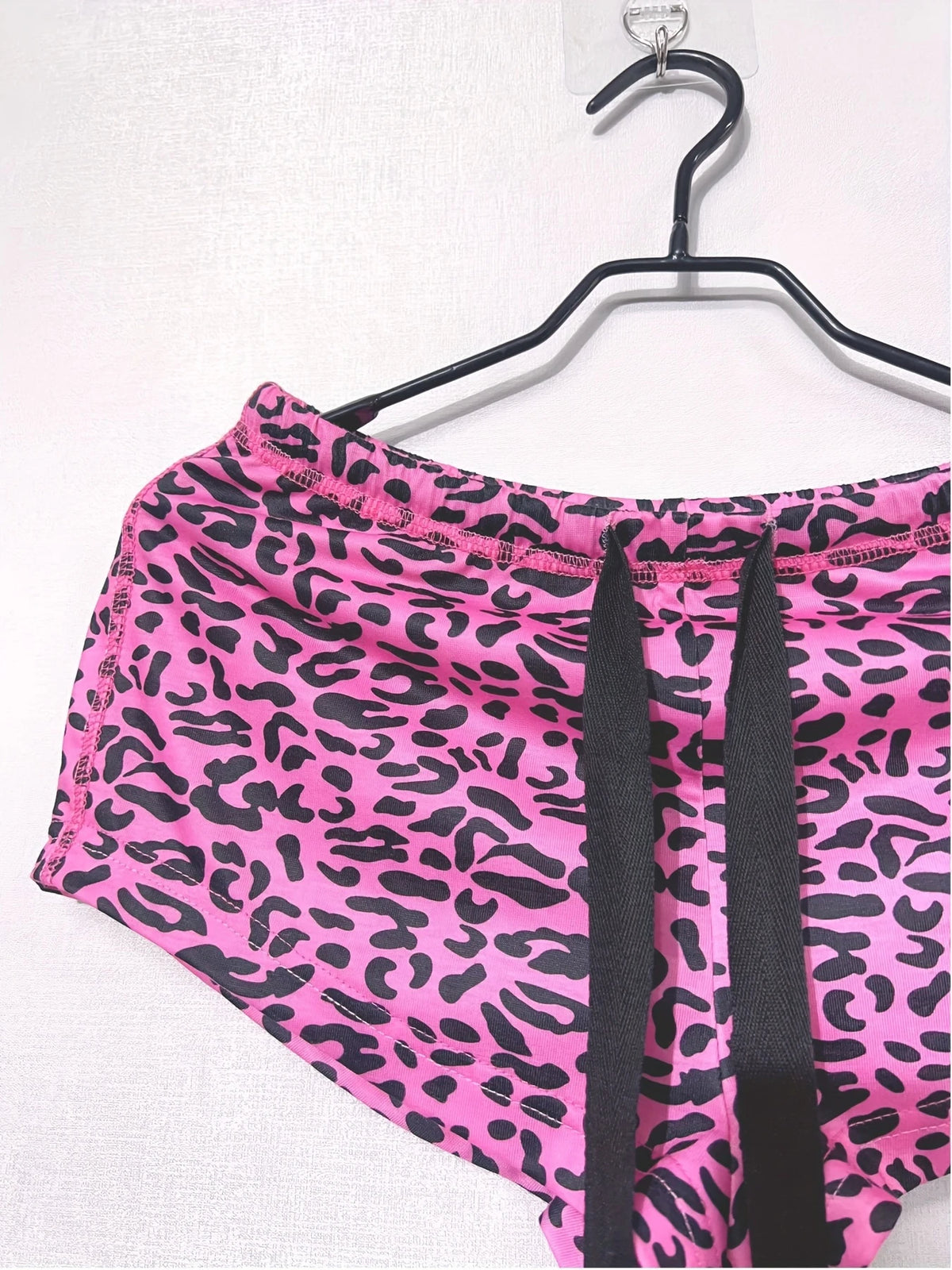 Leopard Low-Rise Shorts