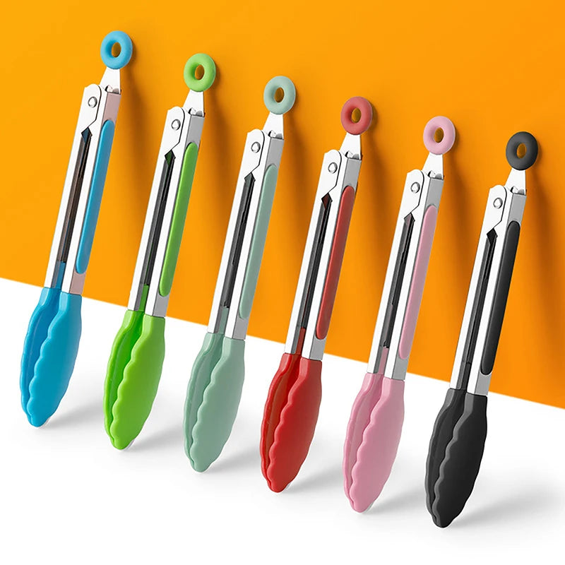 Silicone BBQ Grilling Tong