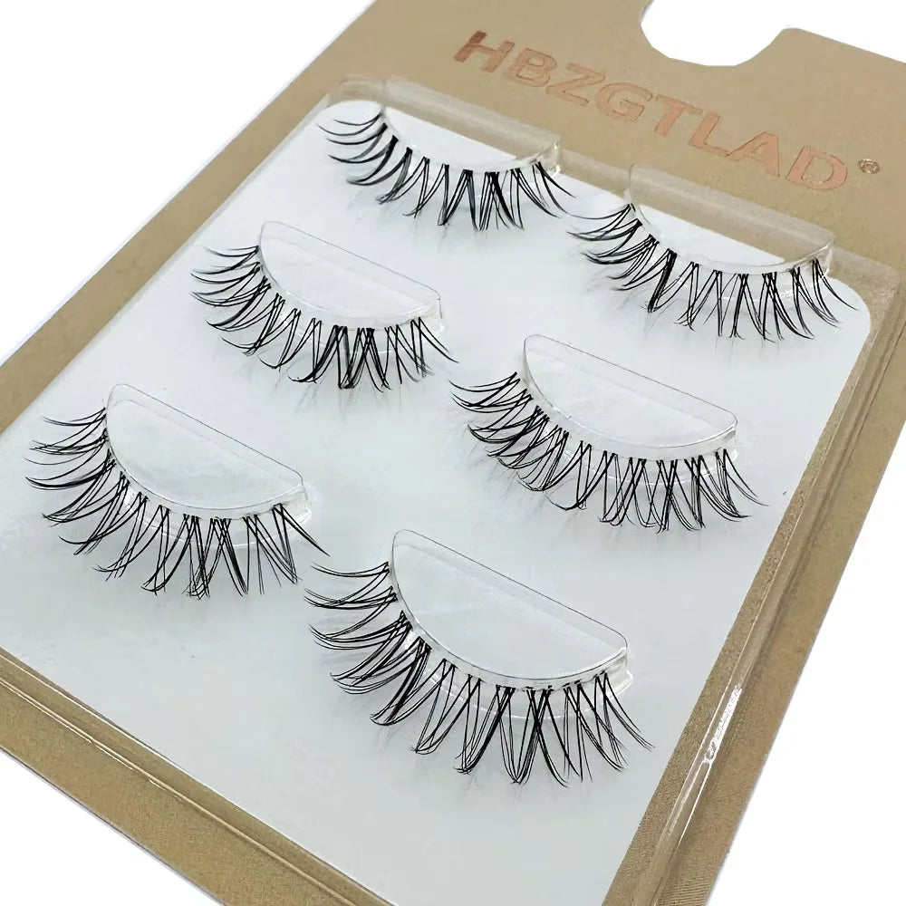 3Pairs Short Mink Lashes