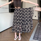 High-Waist Wrap Mini Skirt
