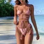 Bikini Bandeau de Tanga Brasileña