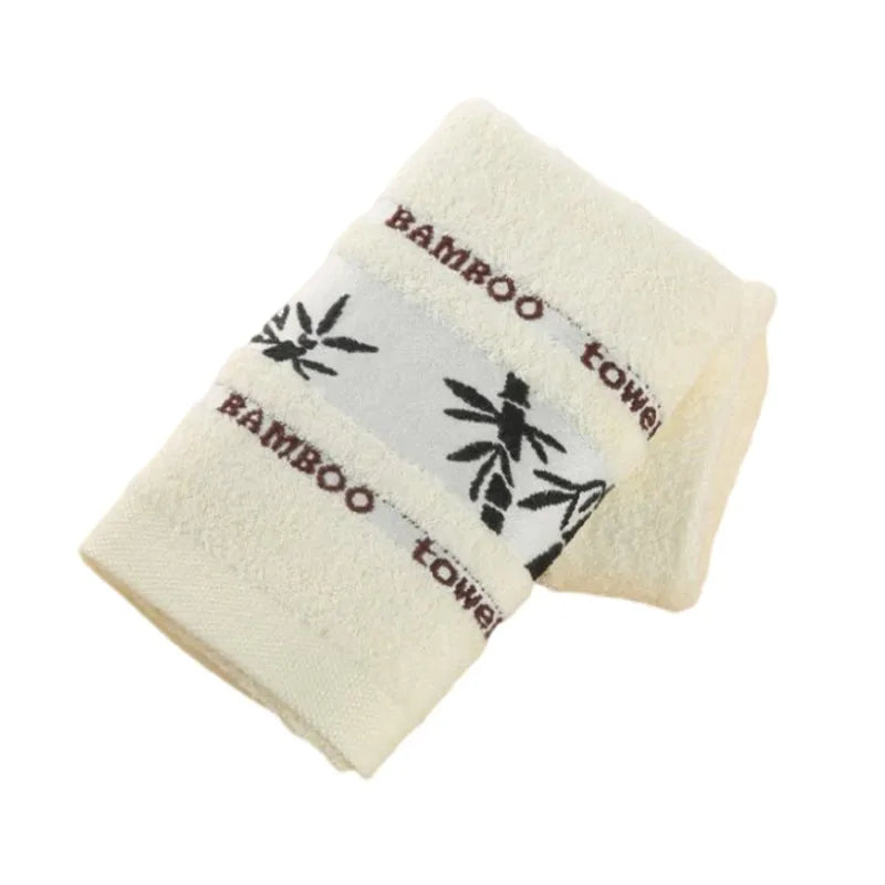 1/2/6pcs Bamboo Fiber Towel Set