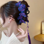 New Chinese Style Kniting Butterfly Hair Claws