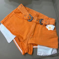 Pantalones cortos de mezclilla de talle alto