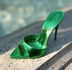 Peep Toe Mules