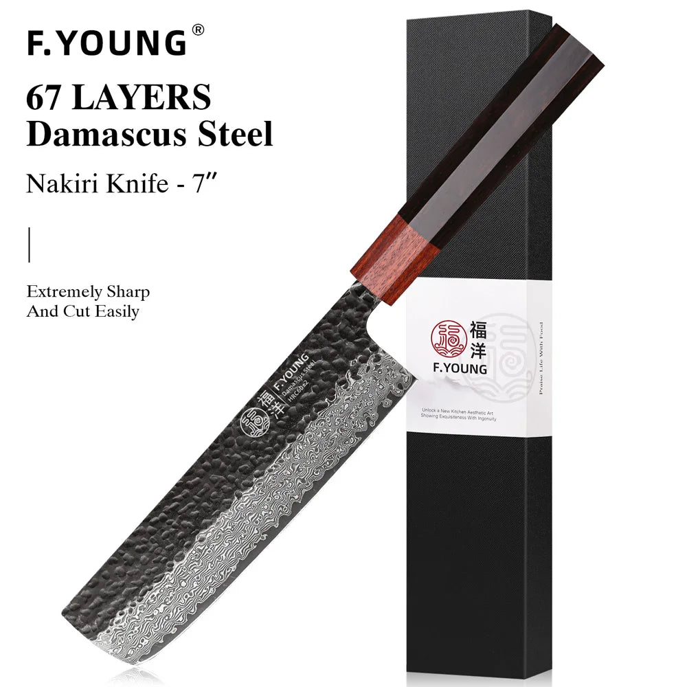 Japanese Chef Knife Damascus Steel
