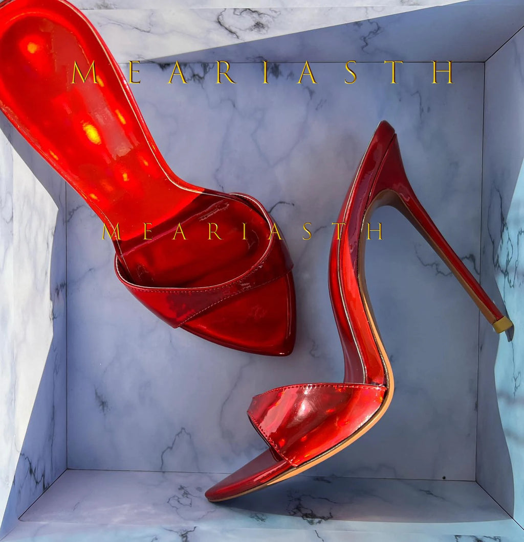 Peep Toe Mules