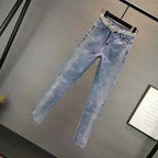 Slim Diamonds High Waisted Jeans