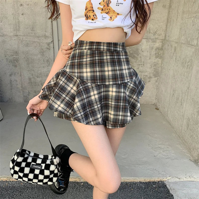 Tiered Mini Skirt