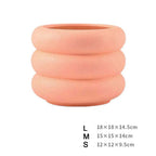 Nordic Ceramic Frosted Flower Pots with Holes