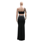 Rhinestones Maxi Dress