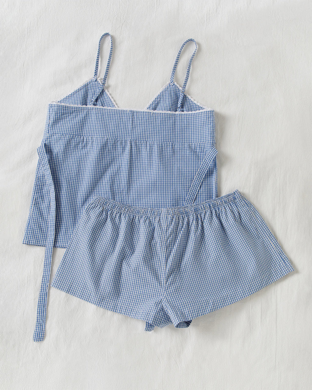 Plaid Shorts Set