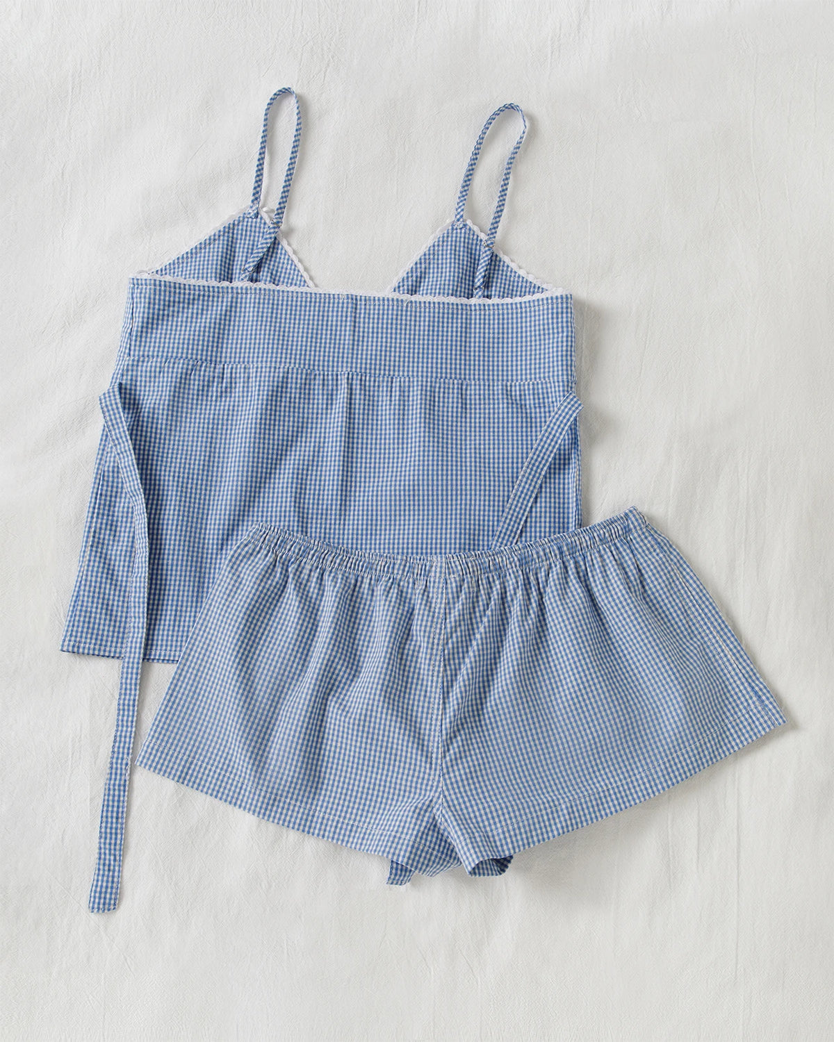 Plaid Shorts Set