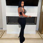 Rhinestones Maxi Dress